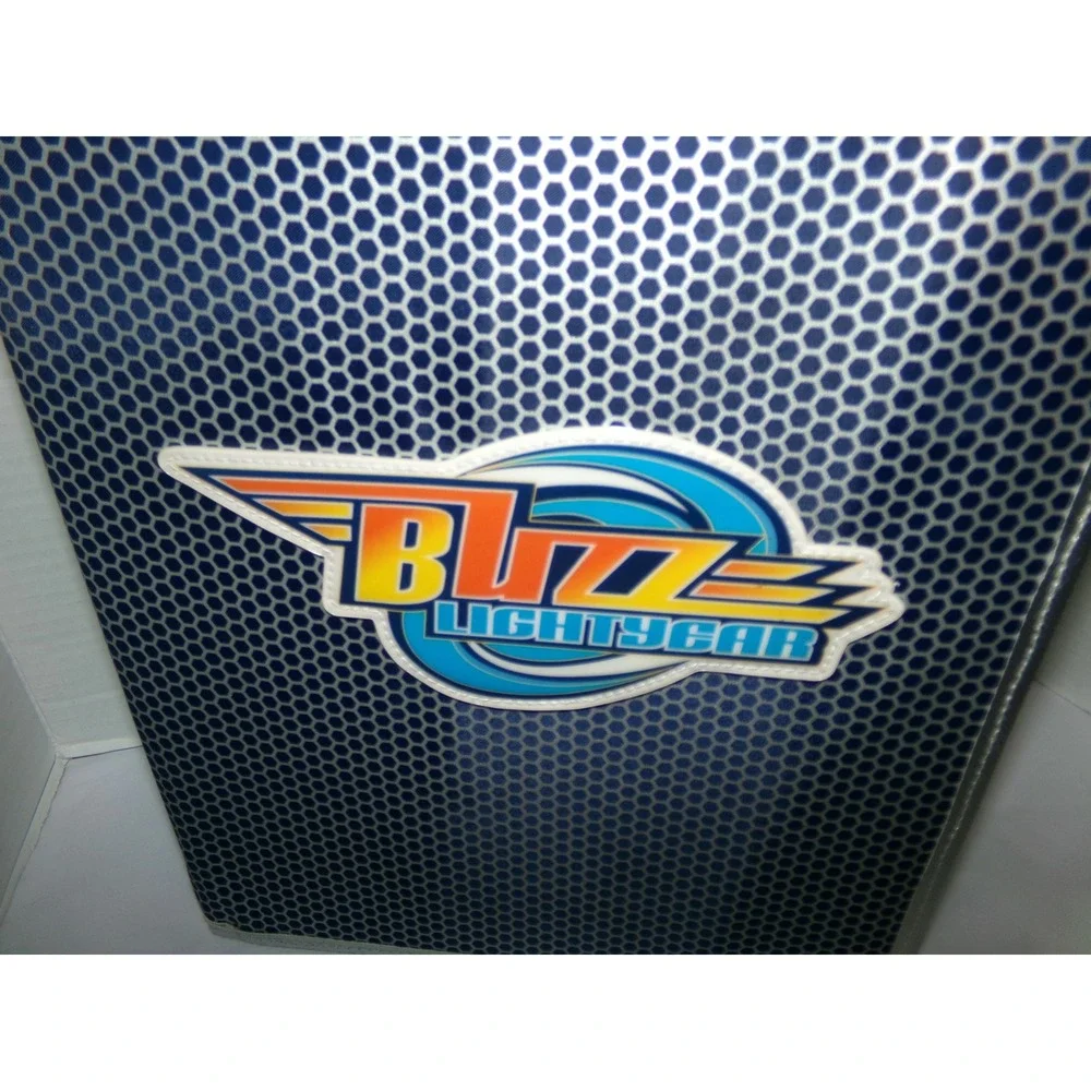 Disney Store Buzz Lightyear Zippered Portfolio Blue Honeycomb Toy Story